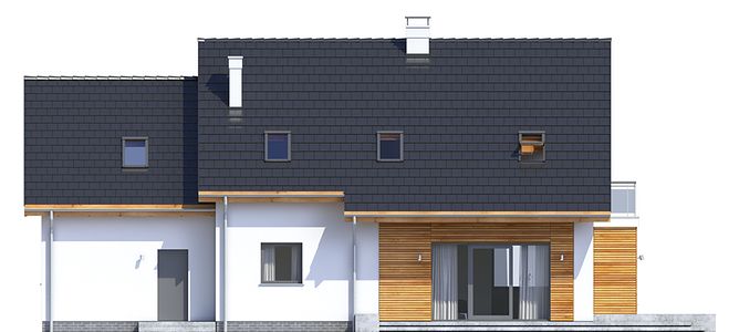 Фасад дома GKB-3949-65 Фасад дома GKB-3949-65
